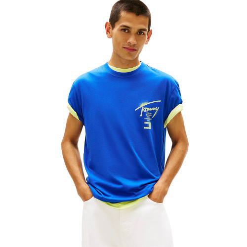 Tommy Hilfiger Ανδρική κοντομάνικη μπλούζα Signature Back Logo Jersey T-Shirt